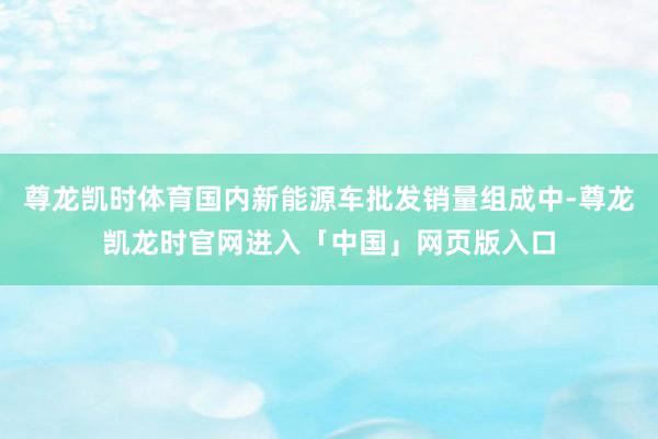 尊龙凯时体育国内新能源车批发销量组成中-尊龙凯龙时官网进入「中国」网页版入口